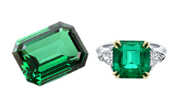 EMERALD STONE and Ring