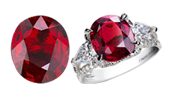 RUBY (MANIK) STONE and Ring