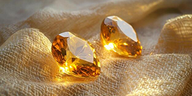 Yellow Sapphire Thumb Stone