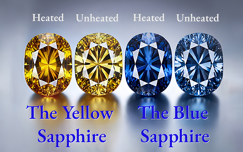 The Difference Between Heated and Unheated Sapphire