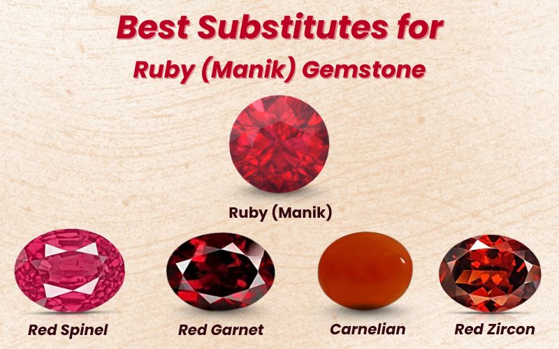 Best Substitutes of Ruby (Manik) Gemstone