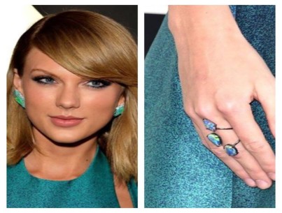 Taylor Swift wearing opal