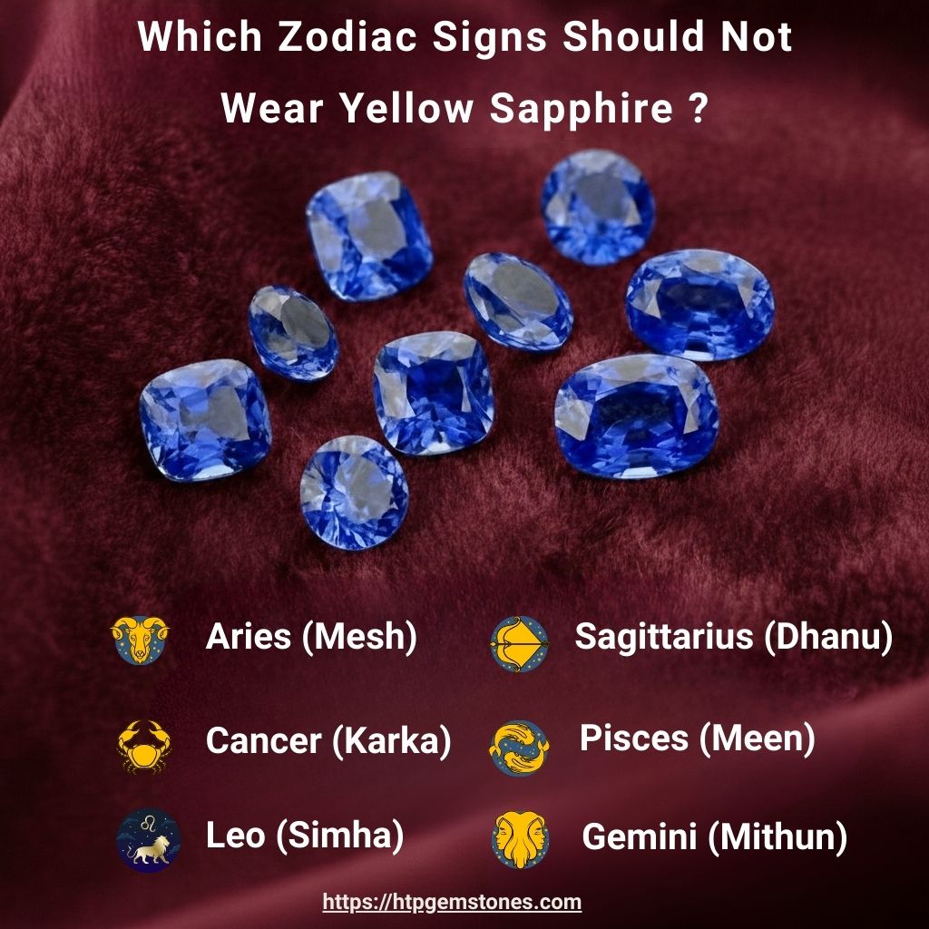 which zodiac signs should not wear blue sapphire