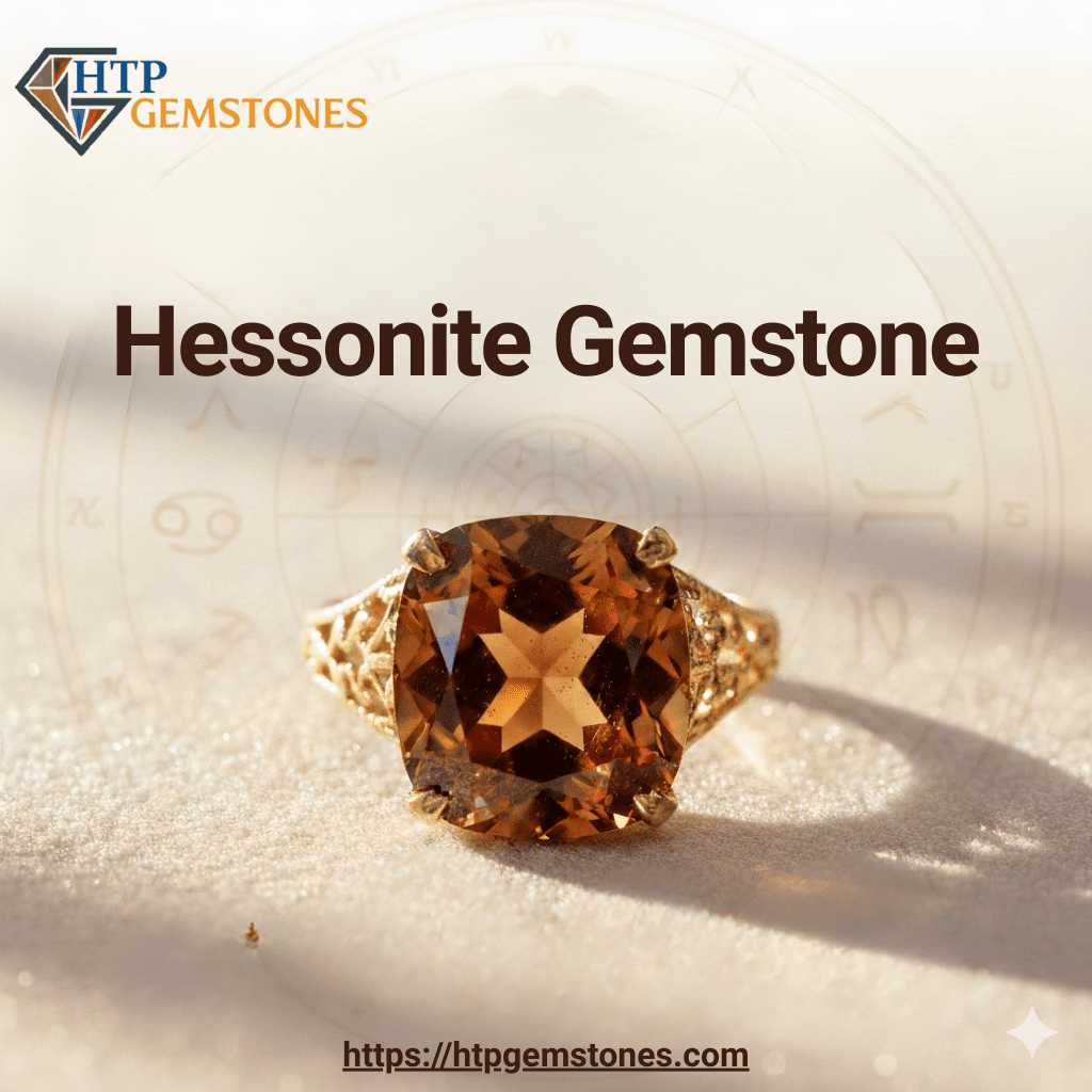 Hessonite gemstone