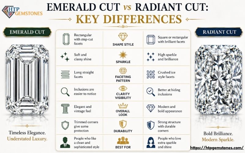 radiant cut vs emerald cut